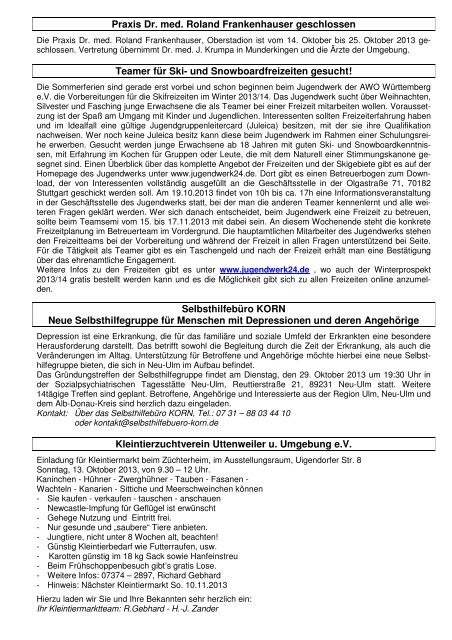 Aktuelles Amtsblatt im PDF-Format laden. - Gemeinde Emerkingen