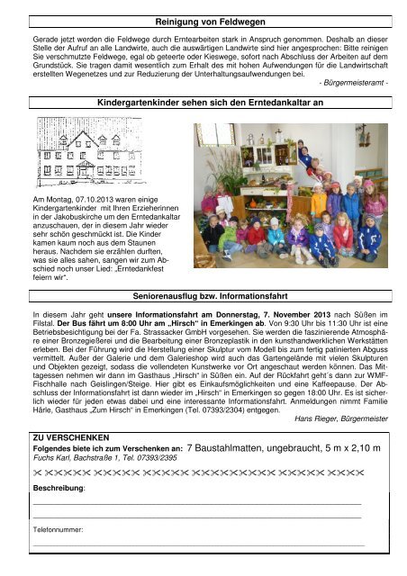 Aktuelles Amtsblatt im PDF-Format laden. - Gemeinde Emerkingen