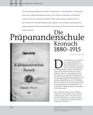 Auflösung der Präparandenschule Kronach - Bezirk Oberfranken