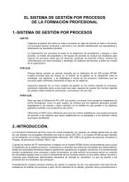 EL SISTEMA DE GESTIÃN POR PROCESOS DE LA FORMACIÃN ...