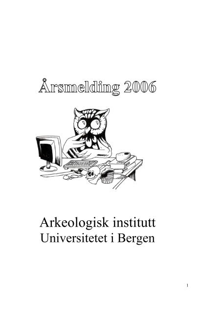 Arkeologisk institutt - Universitetet i Bergen