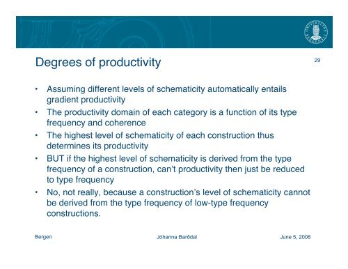 Syntactic Productivity