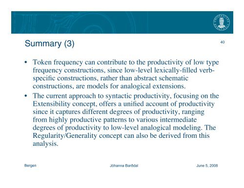 Syntactic Productivity