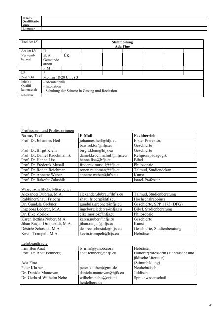 KVV fÃ¼r Druck,09032010 - Hochschule fÃ¼r JÃ¼dische Studien ...