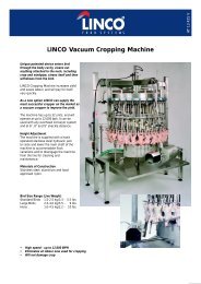 LINCO Vacuum Cropping Machine