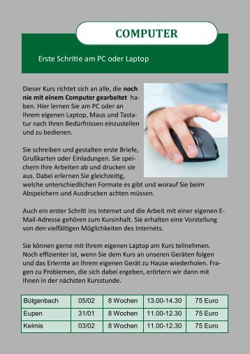 Eiche-Computerprogramm