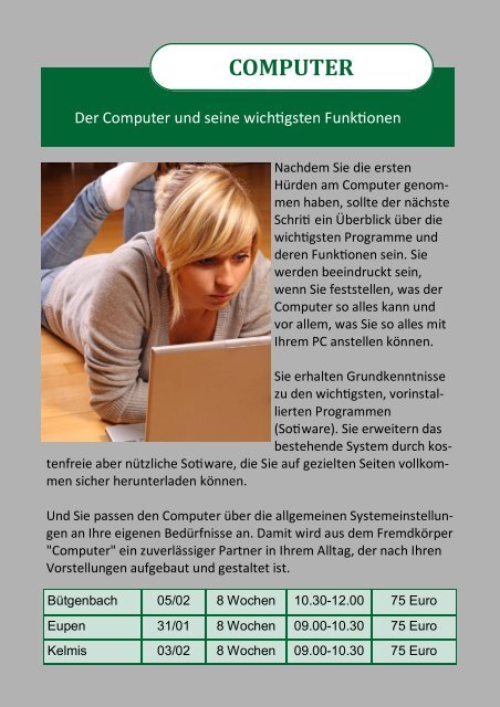 Eiche-Computerprogramm