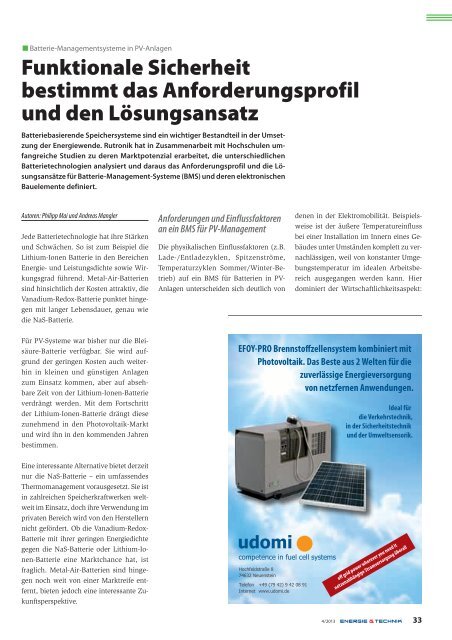 Zum Download - Energie & Technik