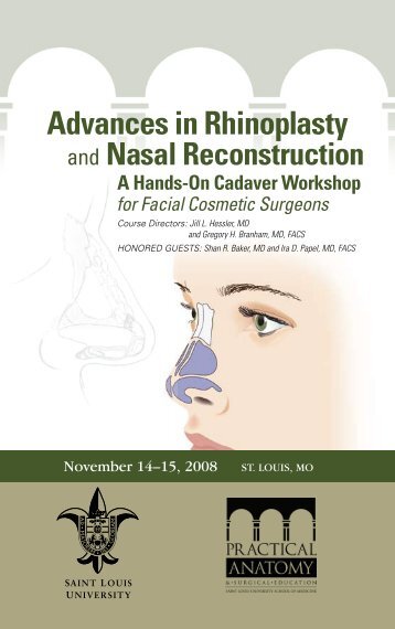 Advances in Rhinoplasty - Practical Anatomy & Surgical Education ...