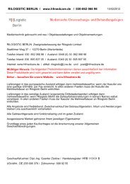 Katalog medizinische Liegen - Rilogistic Berlin