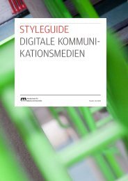 styleguide digitale kommuni- kationsmedien - Hochschule fÃ¼r Musik ...