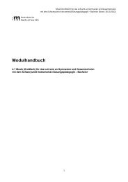 (Modulhandbuch) - Bachelor