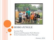 HOBO JUNGLE - Homewood Flossmoor Park District