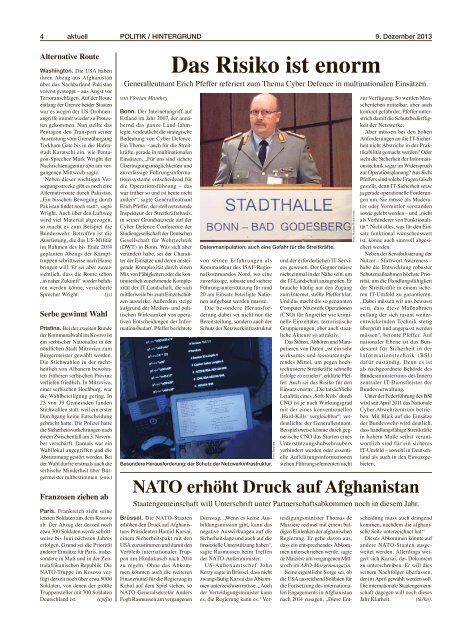 aktuell Nr. 48 vom 09.12.2013 ( PDF , 1,4 MB) - Bundeswehr