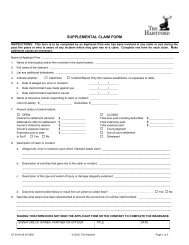 SUPPLEMENTAL CLAIM FORM