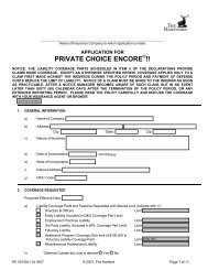 PRIVATE CHOICE ENCORE !! - Hartford Financial Products (HFP)