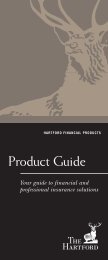 HFP Product Guide - Hartford Financial Products (HFP)