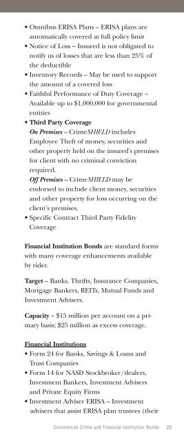 HFP Product Guide - Hartford Financial Products (HFP)