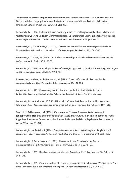 Adler, F., & Hermanutz, M. (2012). - Hochschule für Polizei