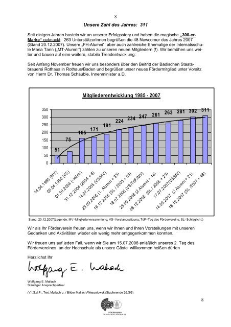 Schlaglichter 2007 hier zum Download - Hochschule für Polizei