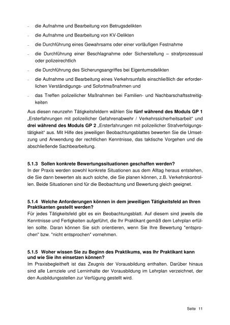 Praxisbegleitheft Grundpraktikum.pdf - Hochschule für Polizei