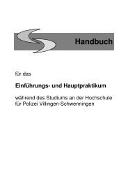 Endfassung Handbuch_Juli 09.pdf - Hochschule für Polizei