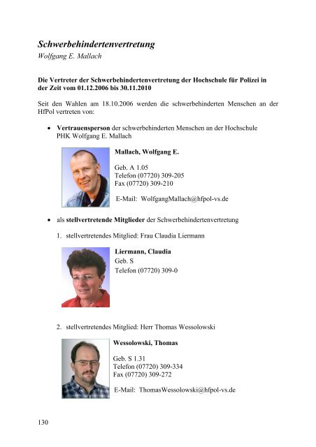 Fakultät I / Einsatz- und Führungswissenschaften - Hochschule für ...