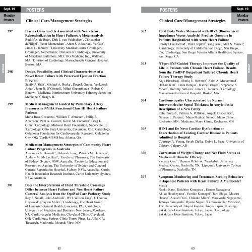 15th Annual Scientific Meeting - Heart Failure Society of America