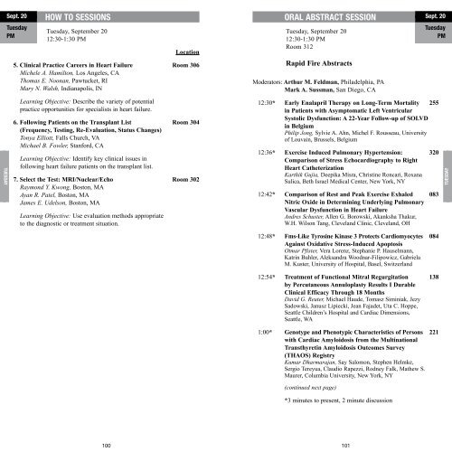 15th Annual Scientific Meeting - Heart Failure Society of America