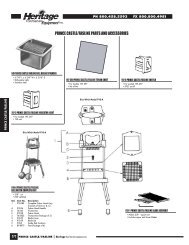 prince castle - Heritage Food Service Equipment, Inc.