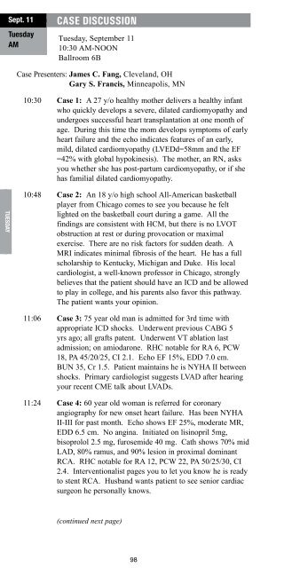 16th Annual Scientific Meeting - Heart Failure Society of America