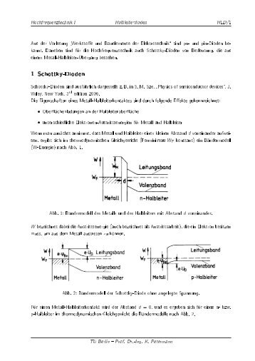 1 Schottky-Dioden - TU Berlin