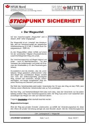 Der Wegeunfall