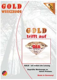 trifft auf DIA - Karl Gold Werkzeugfabrik GmbH