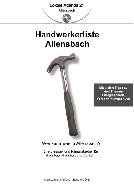 Download Handwerkerliste - Allensbach