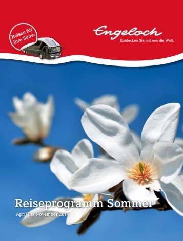 Reiseprogramm Sommer - Engeloch Reisen