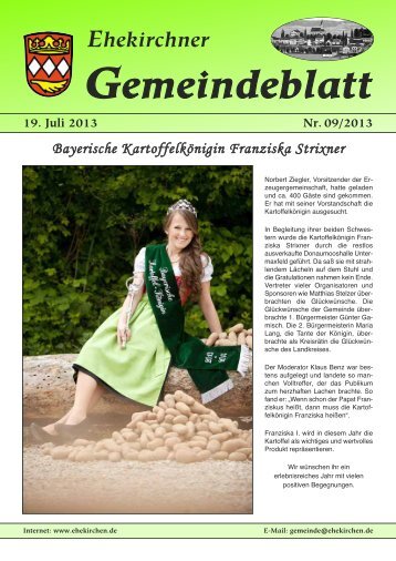 Gemeindeblatt - Ehekirchen