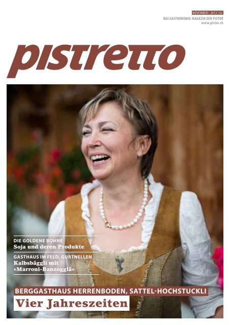 Pistretto62 / NOVEMBER 2013 - Pistor