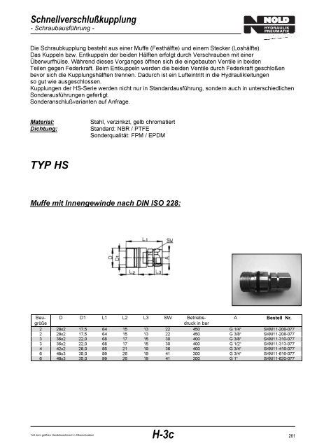 Download pdf - NOLD Hydraulik + Pneumatik GmbH