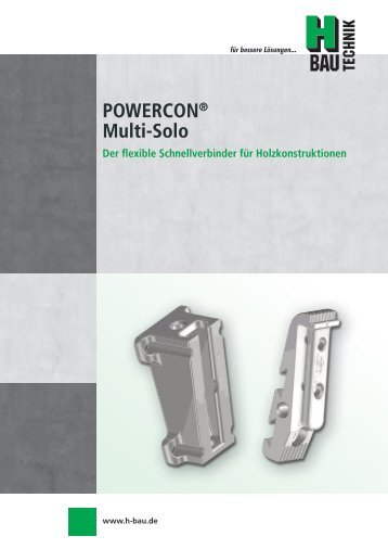 POWERCON® Multi-Solo - Bautechnik Vertriebs GmbH