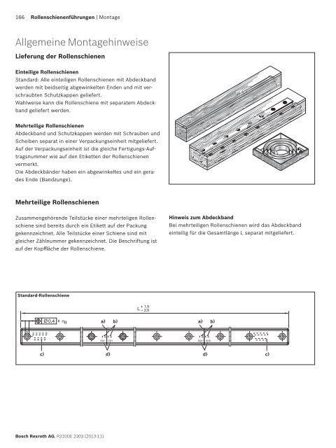 Rollenschienenführungen - amsler & co. ag