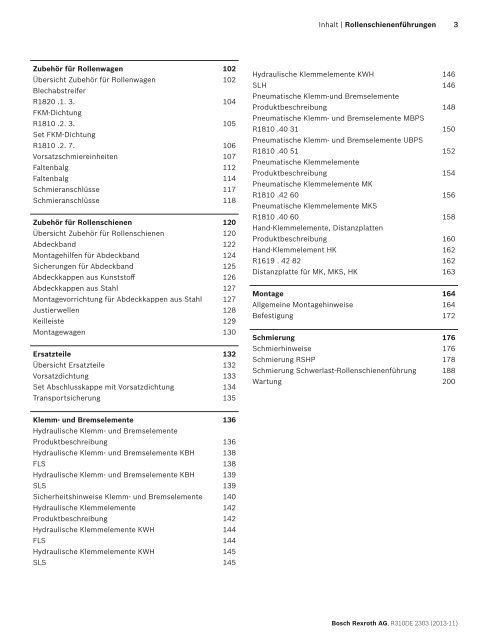 Rollenschienenführungen - amsler & co. ag