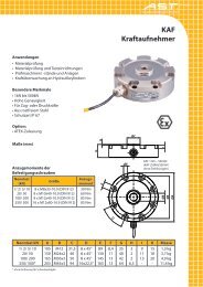 KAF Kraftaufnehmer - AST Angewandte System-Technik GmbH