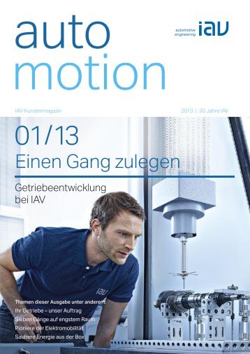 automotion 01 / 2013 - IAV