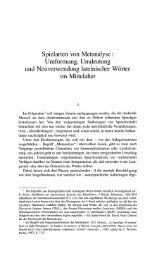 Spielarten von Metanalyse : Umformung, Umdeutung und ...