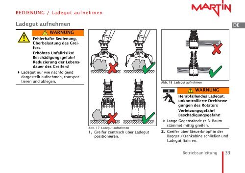 betriebsanleitung - Josef Martin GmbH