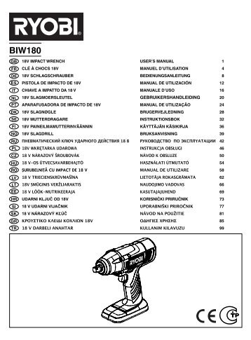 961057163-01(BIW180 manual EU).indd - Ryobi