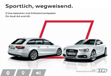 Sport. S line selection für Audi A4 und A5.