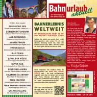 Mai 2013 - Bahnurlaub.de