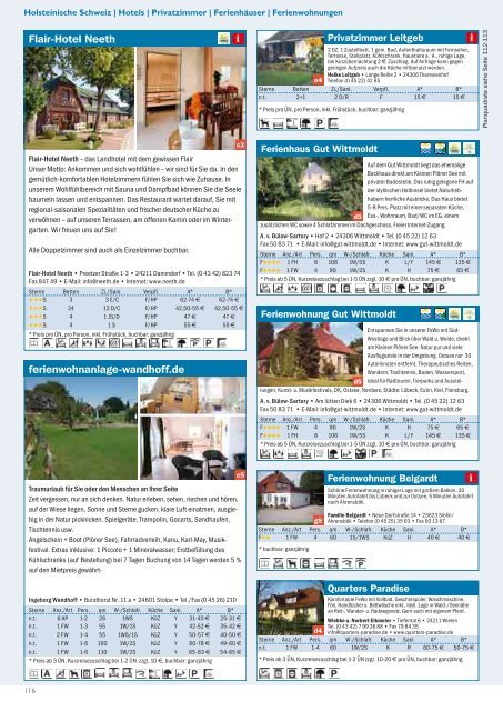Broschüre Holsteinische Schweiz 2013 (PDF) - Bad Malente
